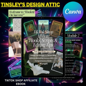 TikTok Shop Affiliate Success Kit: 2026 Viral Hooks & Scripts (MRR/PLR Canva Templates)