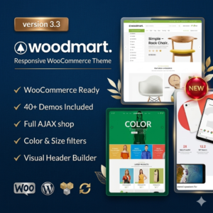 WoodMart Responsive WooCommerce WordPress Theme High-Performance E-commerce Template