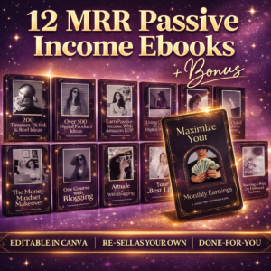 Ultimate Passive Income eBook Bundle  12+ DFY Digital Products (PLR & MRR)
