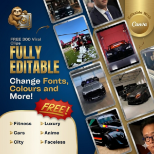 600+ Male Fitness Reels Bundle [PLR & MRR] – Faceless Gym Video Pack for Instagram, TikTok & Shorts