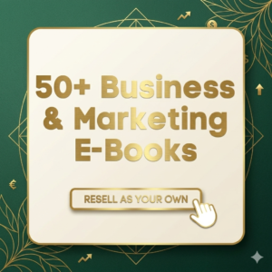 50+ Business & Marketing eBooks Mega Bundle  Master Resell Rights (MRR) & PLR