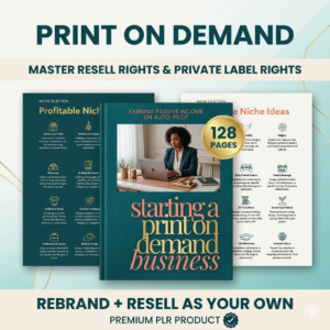 Print on Demand Business Guide: DFY eBook for Passive Income (PLR MRR)